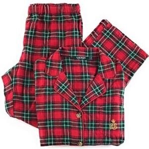 {Lauren by Ralph Lauren} Flannel Pajama Set